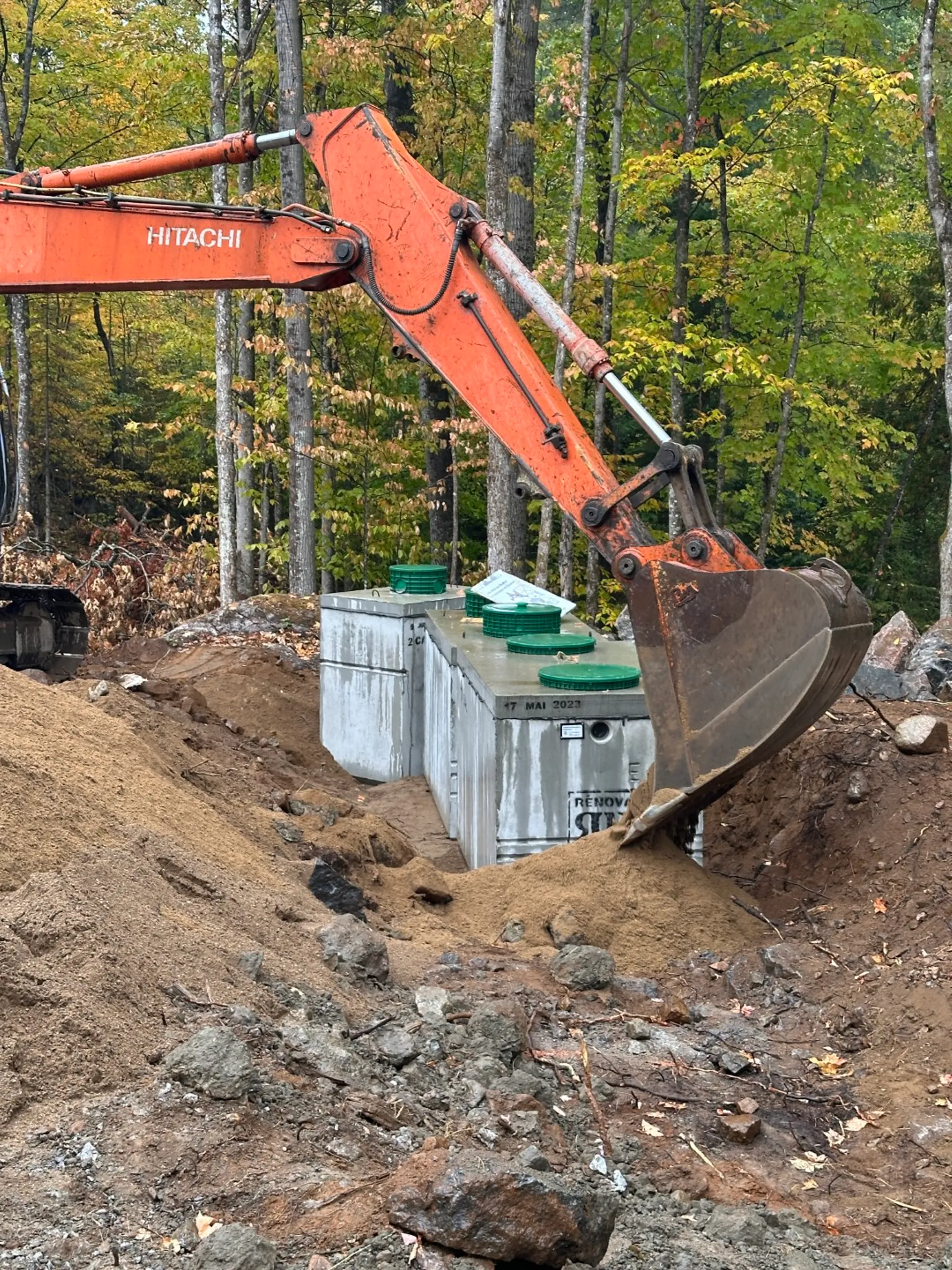 Champ septique complet