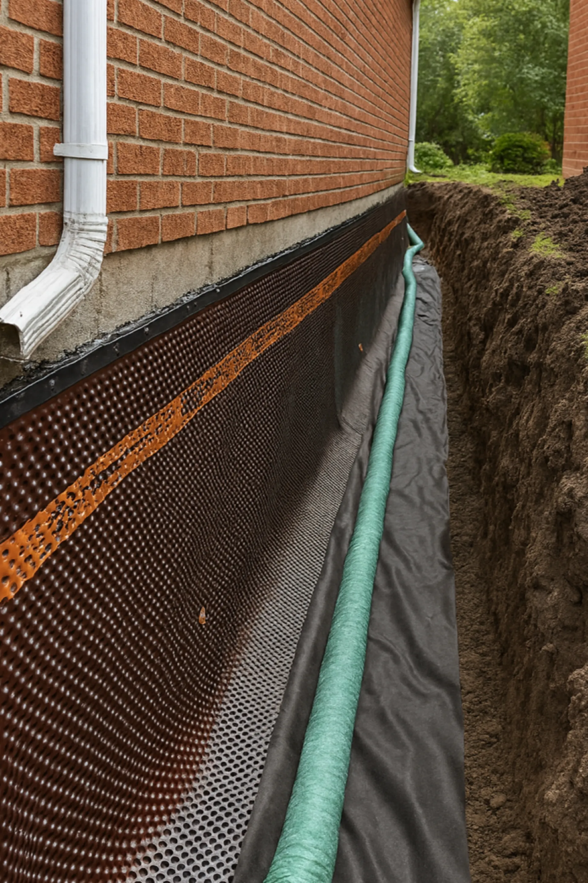 Drain français & drainage autour des maisons