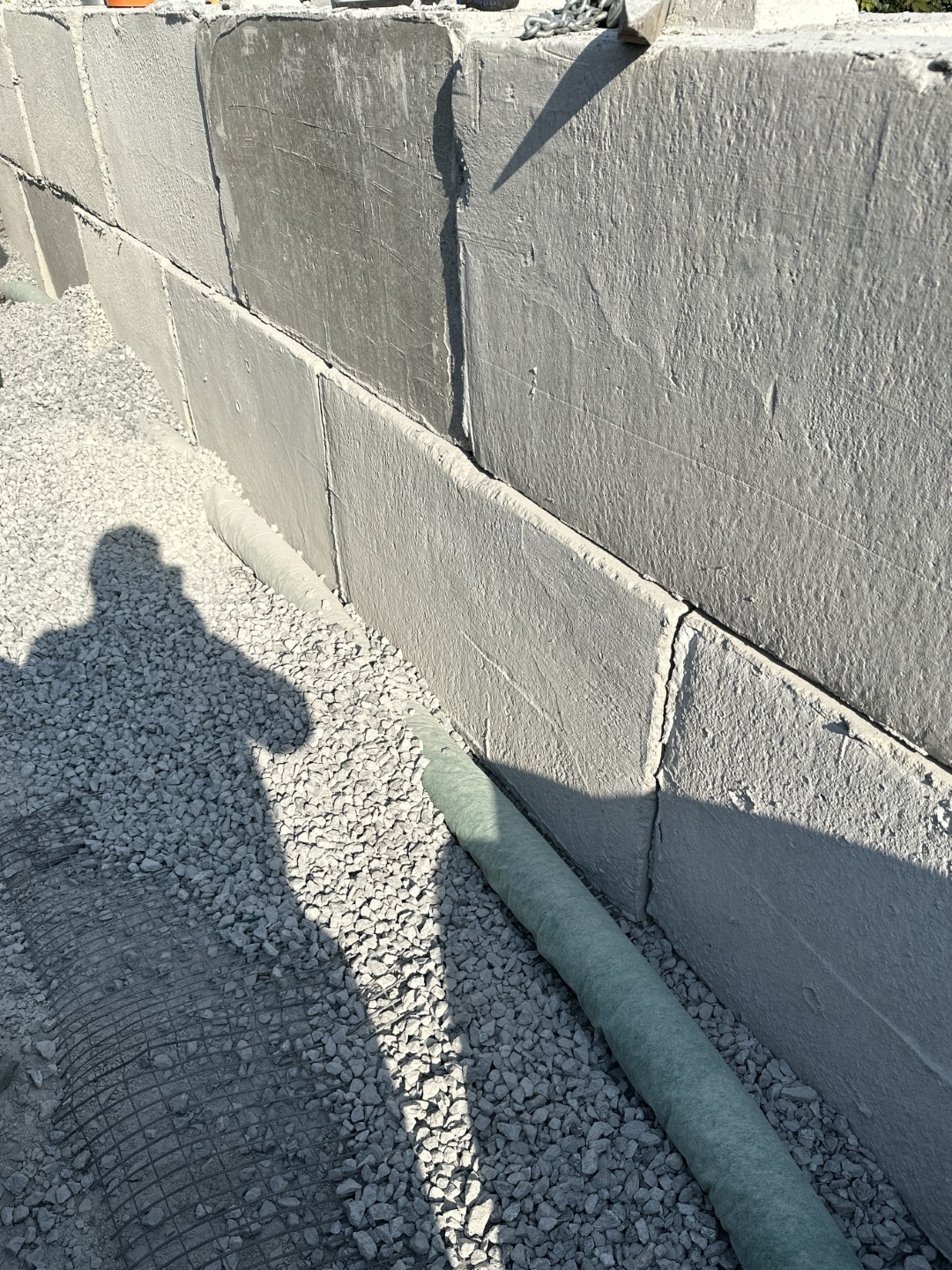 Drain français & drainage autour des maisons — réalisation 1