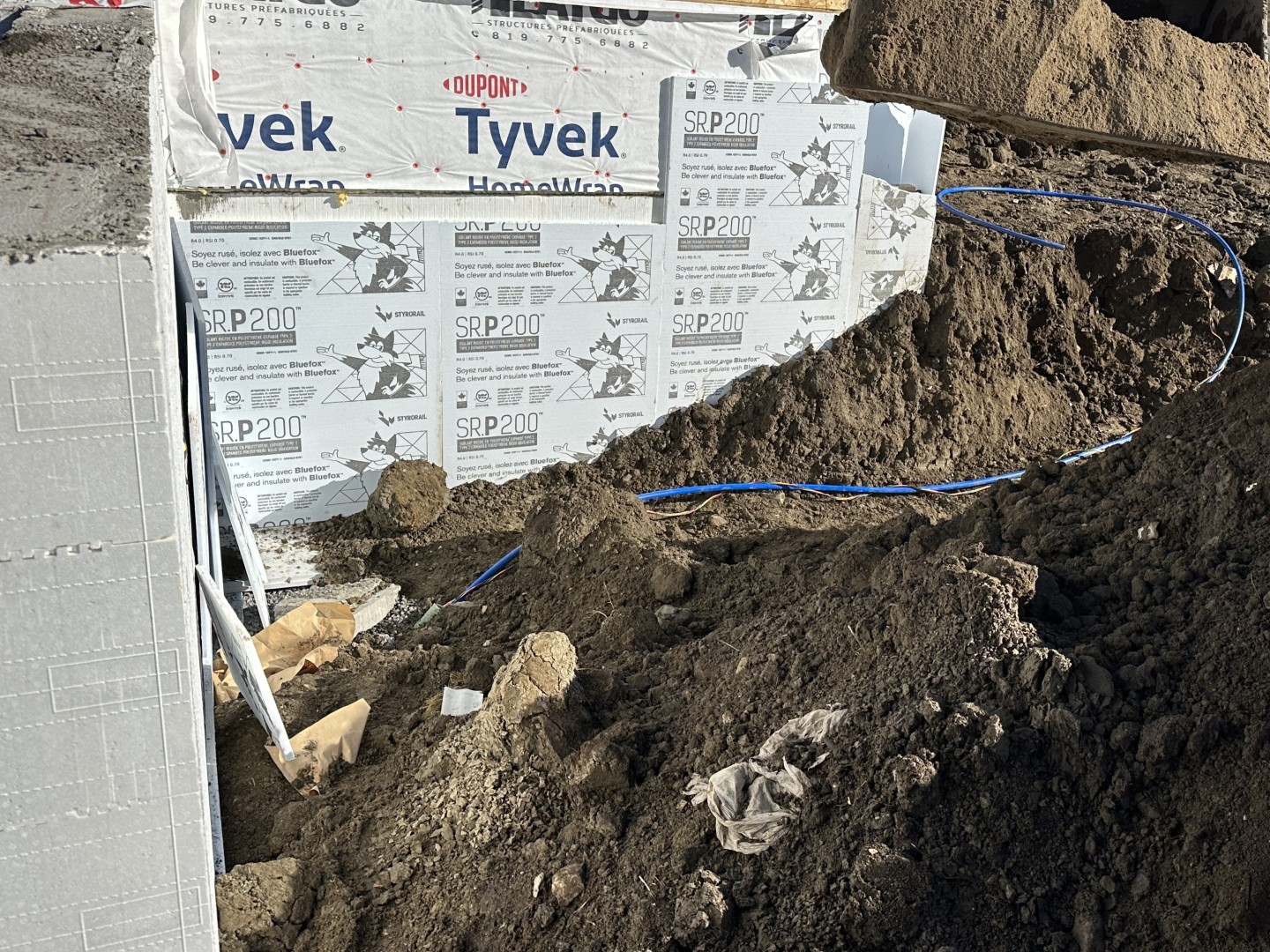 Drain français & drainage autour des maisons — réalisation 2