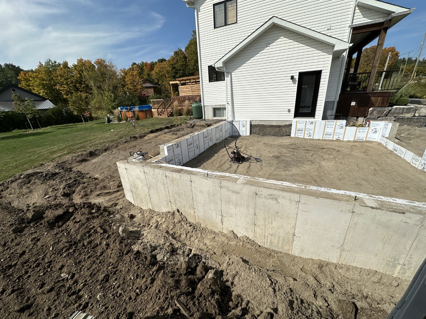 Fondation nouvelle construction — réalisation 6