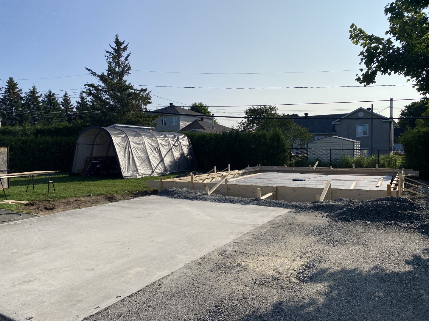 Fondation nouvelle construction — réalisation 7