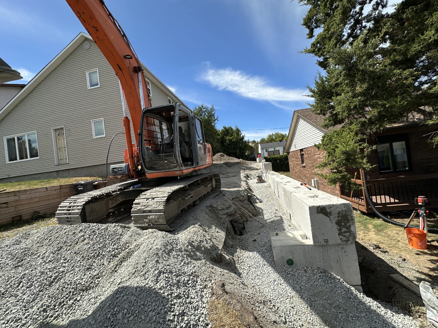 Murs de soutènement — réalisation 6