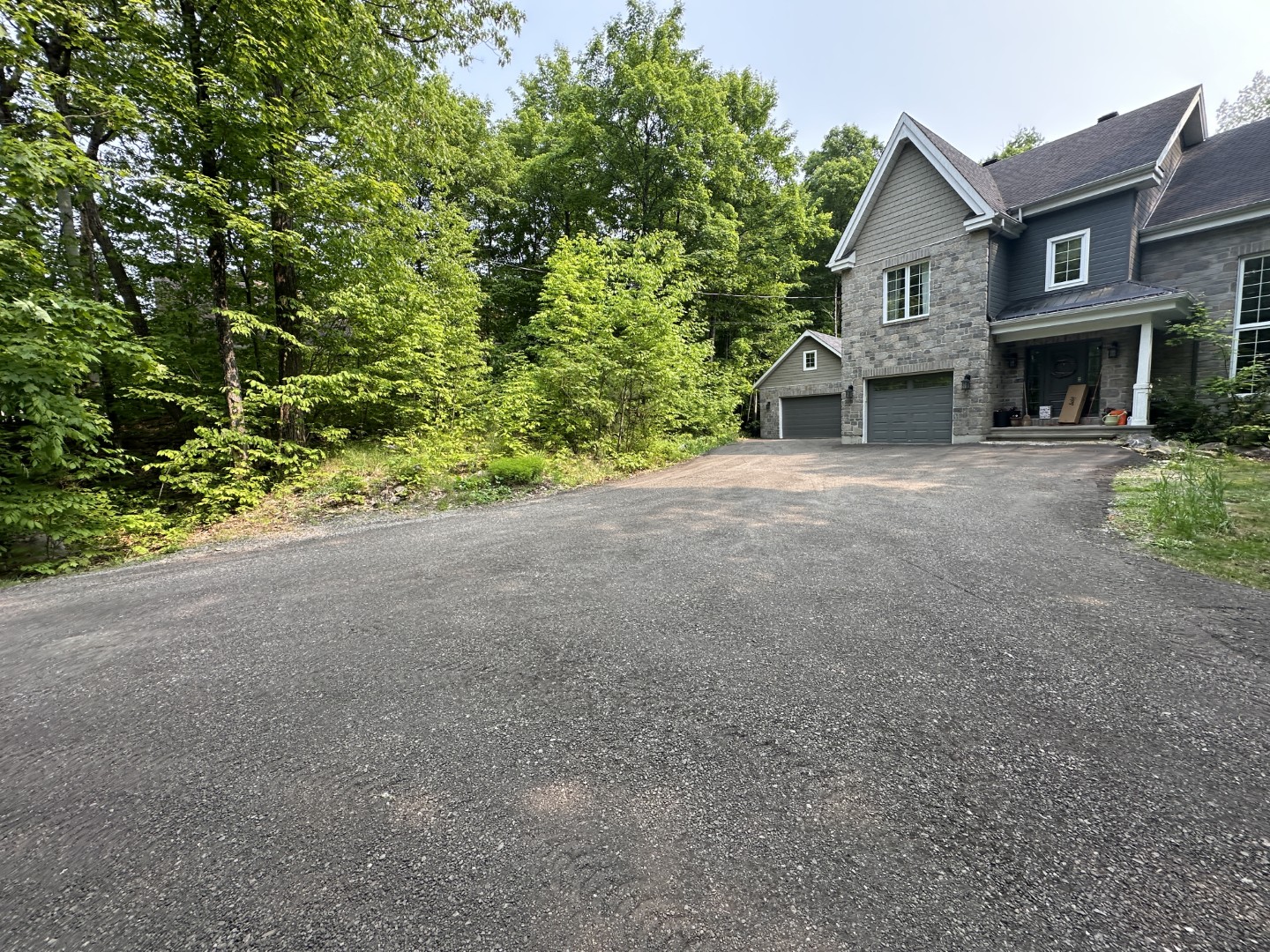 Nivellement d'entrée & recyclé d'asphalte — réalisation 3