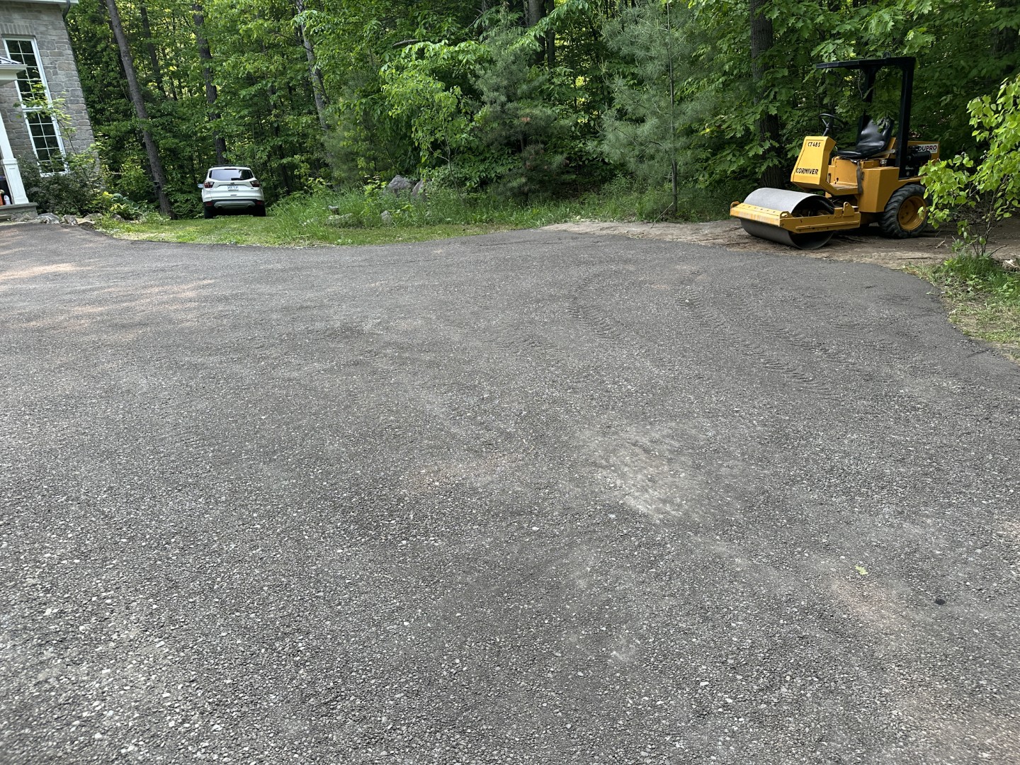 Nivellement d'entrée & recyclé d'asphalte — réalisation 4