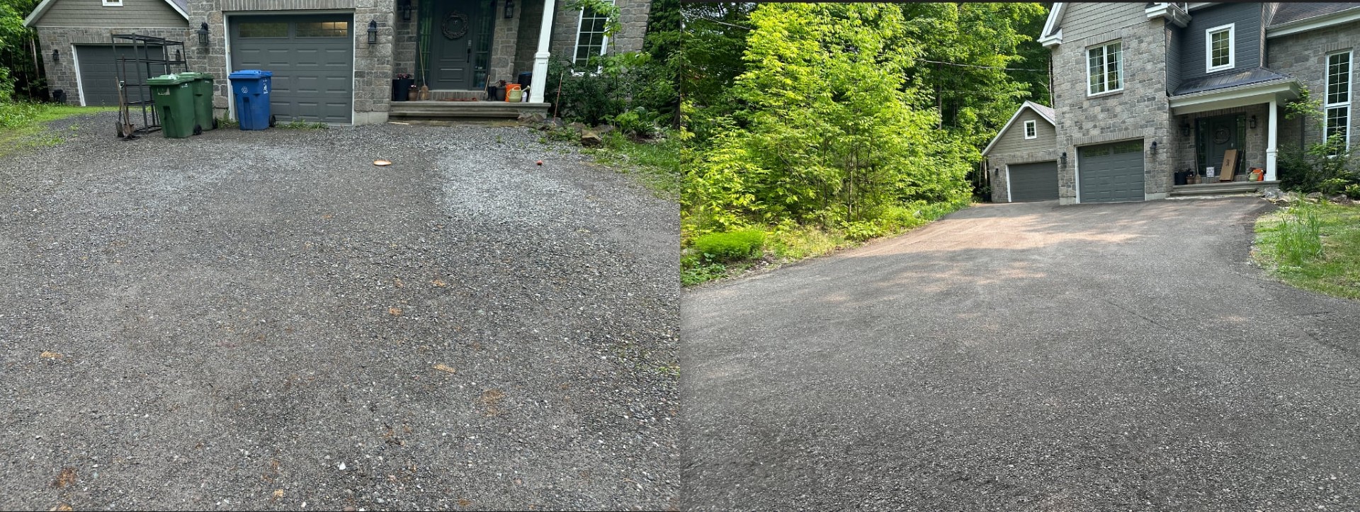 Nivellement d'entrée & recyclé d'asphalte — réalisation 7