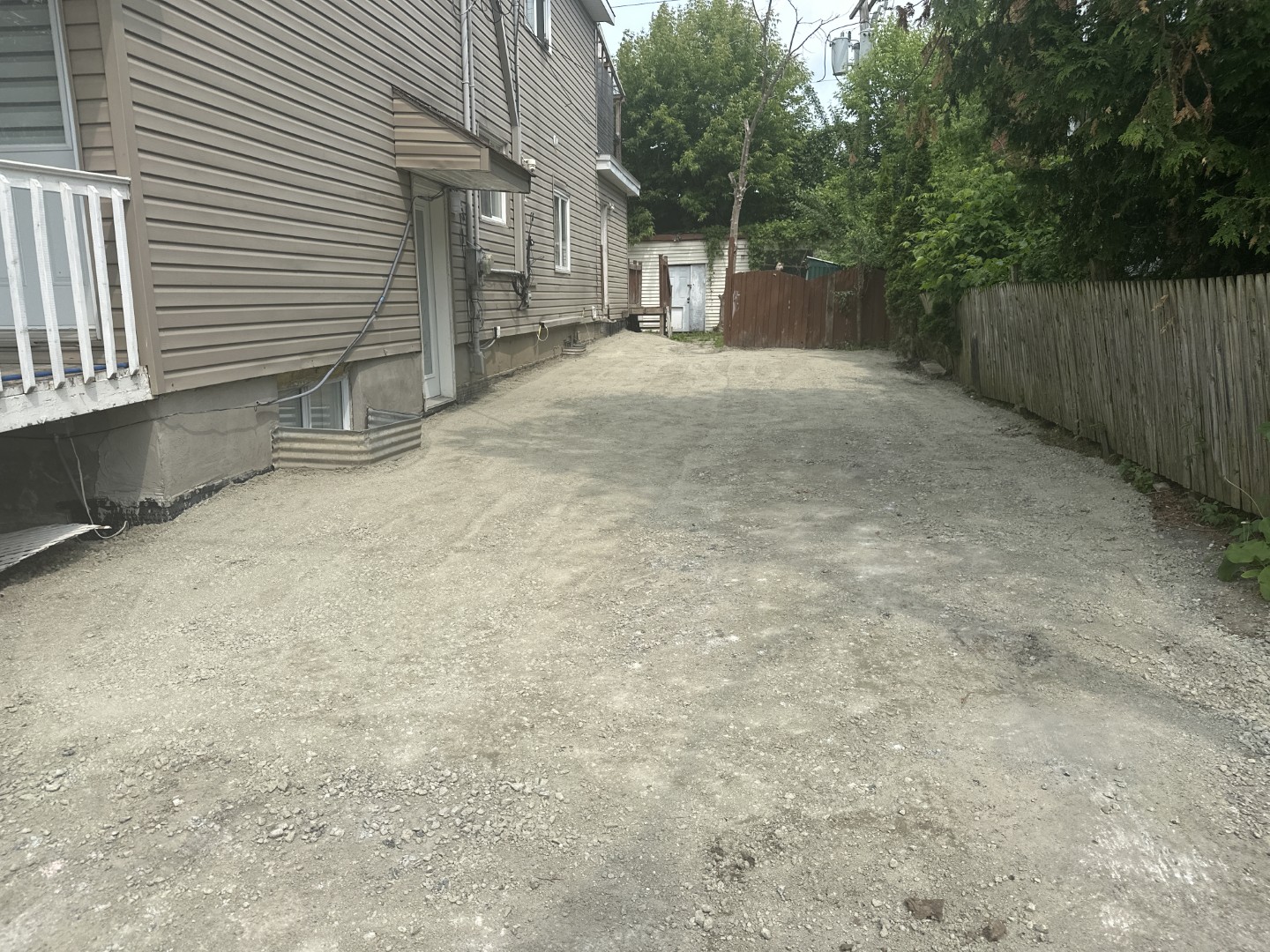 Nivellement d'entrée & recyclé d'asphalte — réalisation 9