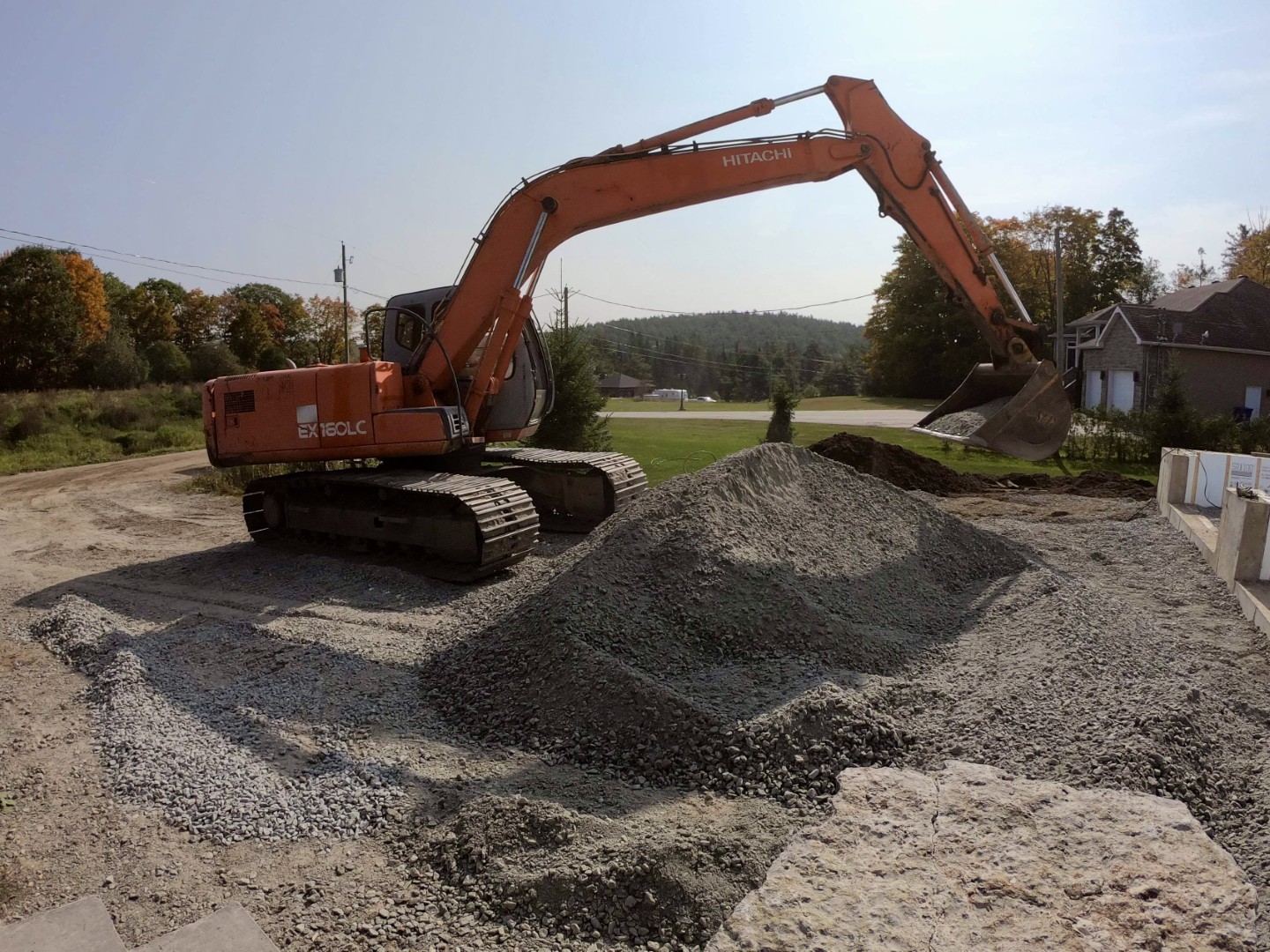Nivellement d'entrée & recyclé d'asphalte — réalisation 13