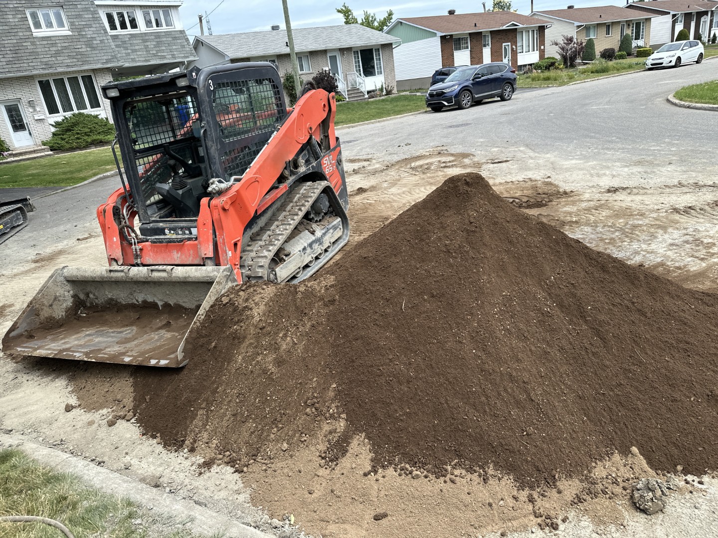 Terrassement & nivellement de terrain — réalisation 5