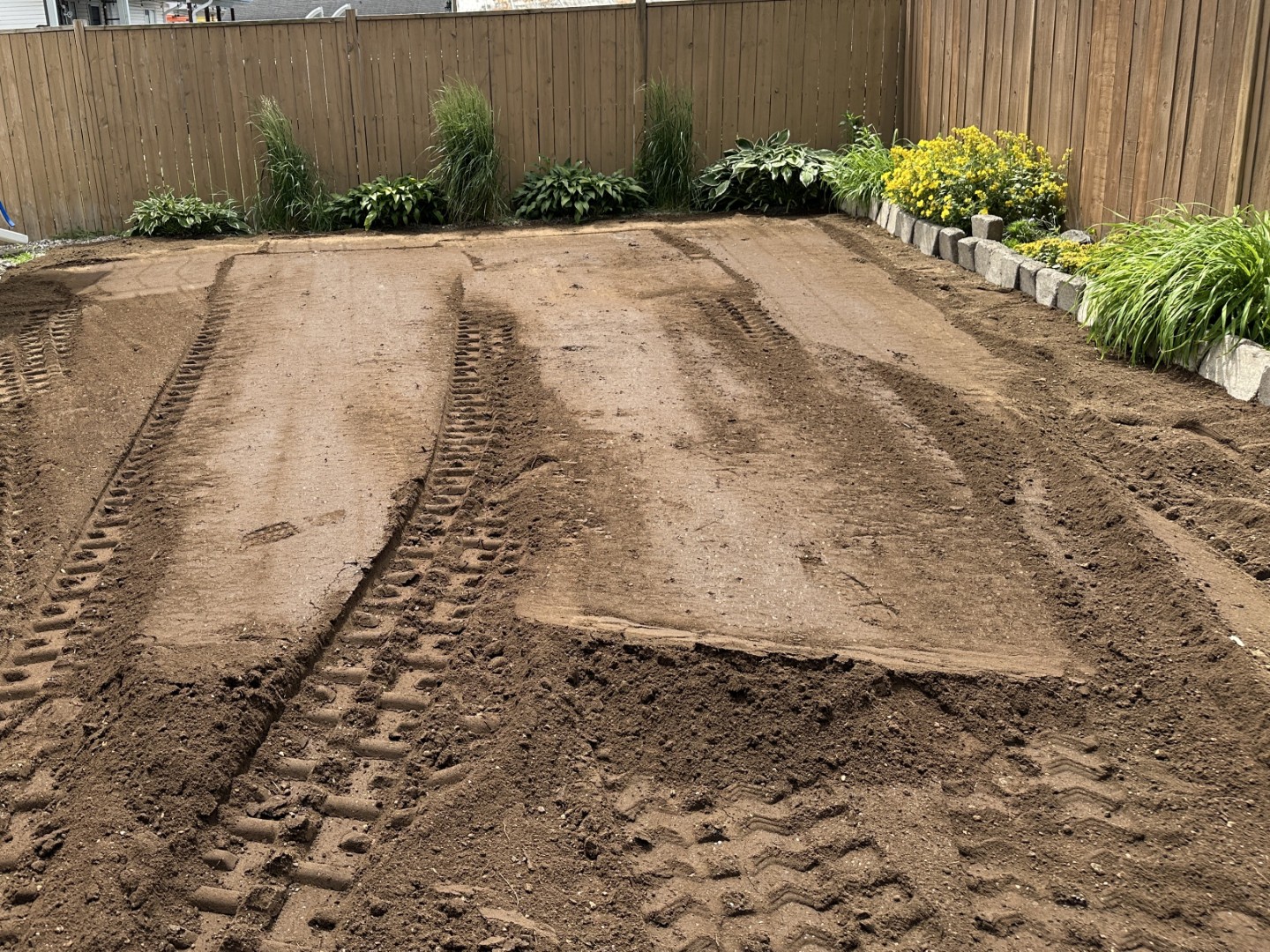 Terrassement & nivellement de terrain — réalisation 6