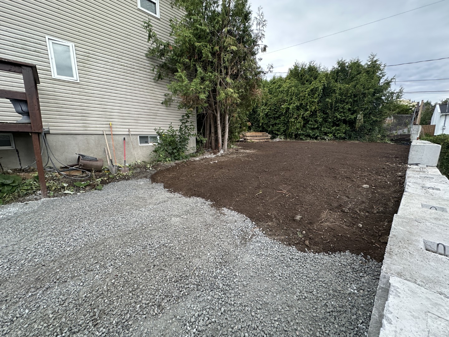 Terrassement & nivellement de terrain — réalisation 10