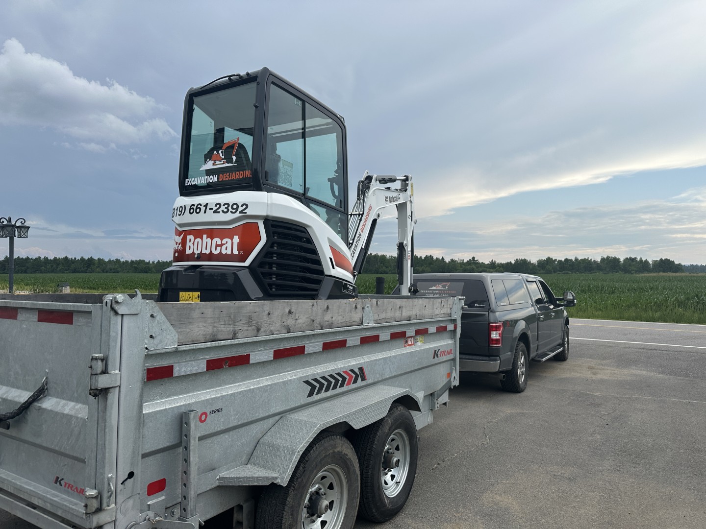 Travaux mini-pelle (Bobcat U27) — réalisation 4